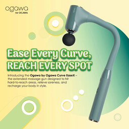 [Jmie Group Buy - Package 2) Ogawa Curve EaseX Massage Gun Free Headrelief